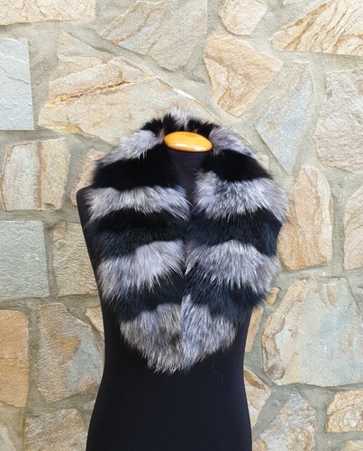 Real fox fur collar detachable - fur,