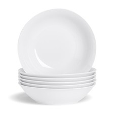 12x Classic White Pasta Bowls
