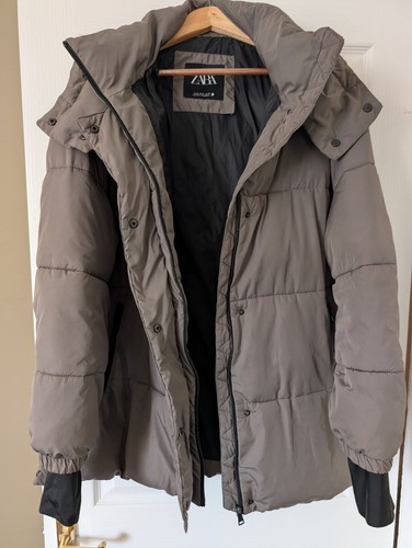 Zara women grey hooded - grey,