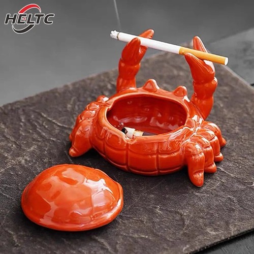 Charming crab ceramic ashtray - charming,