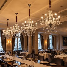 1/3 Way Hanging Glass Pendant