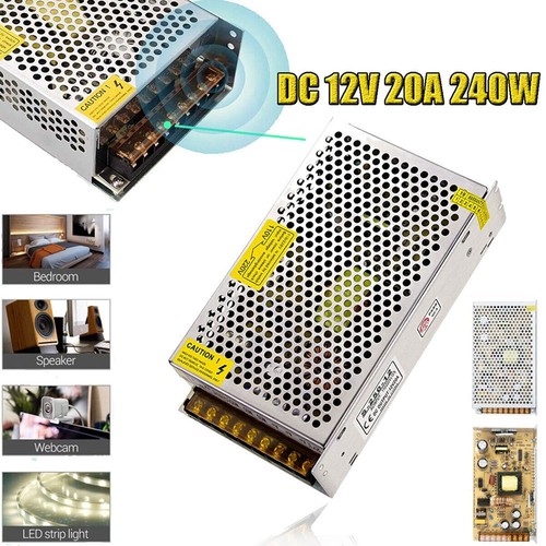 110 240v 12v 20a 240w - ac, 110-240v