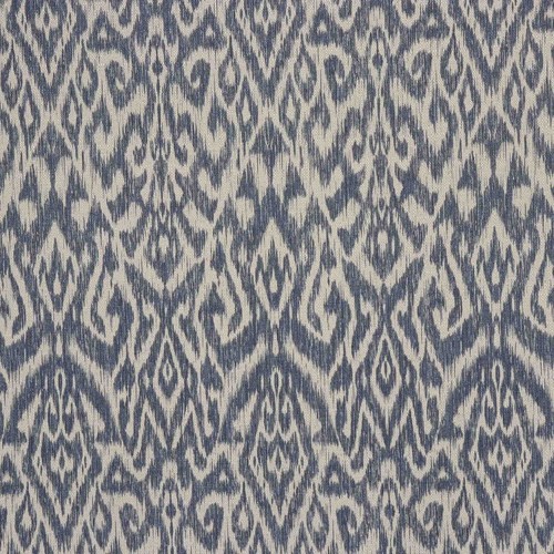 Bohemia ikat indigo fabric - ikat,
