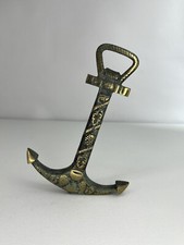 Vintage Brass Anchor Bottle