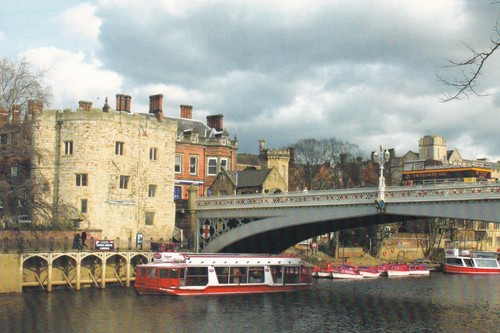 Lendal tower bridge postcard - lendal, &