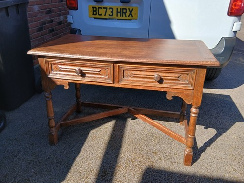Mid 20th century oak hall - mid,
