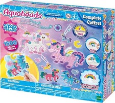 Aquabeads Mystic Unicorn Set – 1500+ Beads, Art & Craft Kit with Display, Age 4+