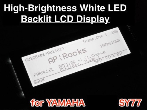 Yamaha sy77 lcd display - yamaha,
