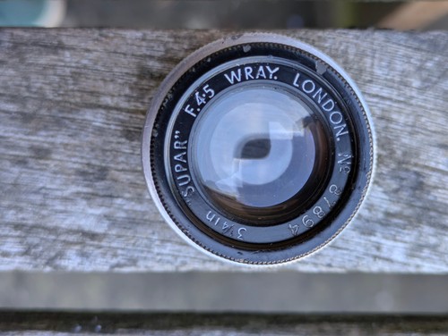 Wray london supar f4 5 - 1/4", f4.5