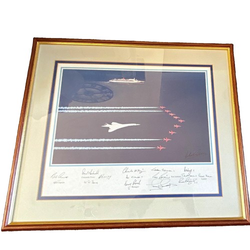 Framed concorde military - framed,