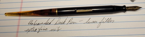 Vintage desk fountain pen ef - -,