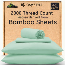 Bamboo Cooling Queen Sheet Set