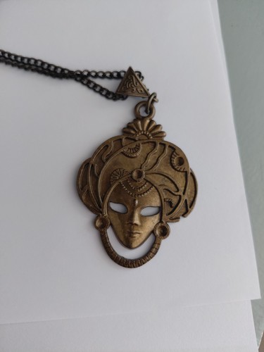 Old egyptian medusa pendant - egyptian,