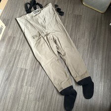 Simms Gore-Tex Stockingfoot Waders Size Large Made In Montana - Repaired