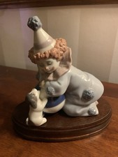 LLADRO Clown Figurine with