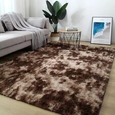 Fluffy Rugs Anti-Slip Large Shaggy Rug Super Soft Mat Living Room Bedroom Carpet