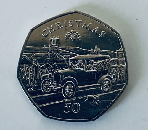 1983 christmas 50p coin - 50p,