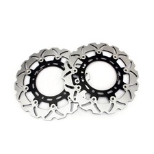 Pair Front Brake Discs Rotor