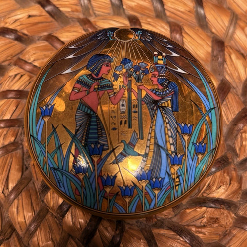 Vintage egyptian trinket box - vintage,