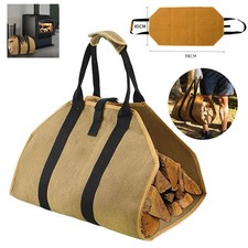 Firewood Carrier Bag Canvas