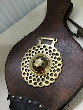 Vintage Brass Wood Fire Bellows Fire Place Accessories