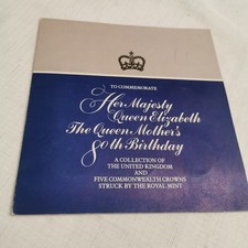 6 x 1980 Queen Mother 80th