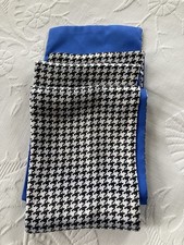 Vintage Pure Silk Dogtooth