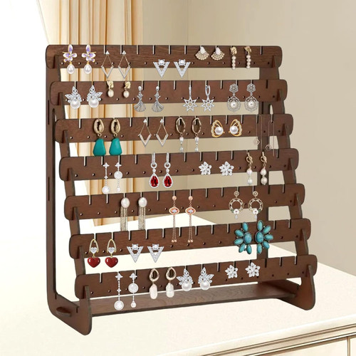 Vintage wood jewellery stand - wood,