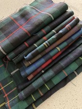 100% Wool Tartan Fabric. 11