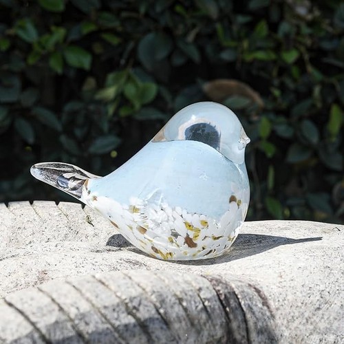 Crystal bird figurine handmade - bird,