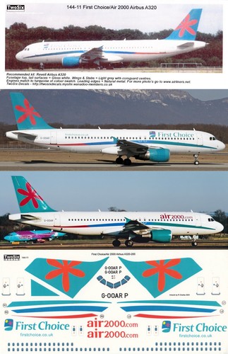 Two six decals 144 - (26), 1/144