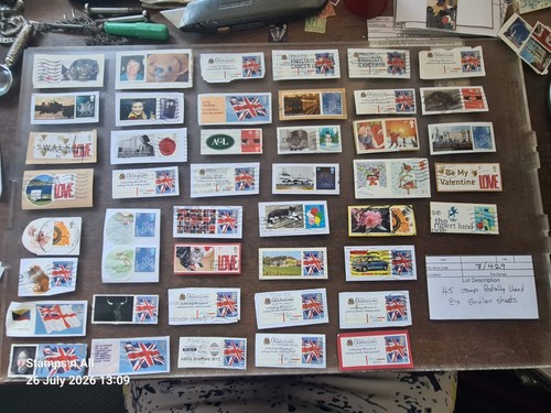 Stamps postally used ex - postally,