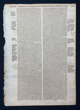 1576 Leaf, Acts and Monuments, Foxes Book of Martyrs, 16th C. Protestantism, RF5