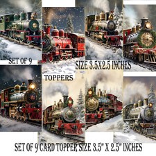 Christmas Steam Trains Card