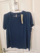 Sweaty Betty Breath Easy Running T-Shirt Navy Blue Size S