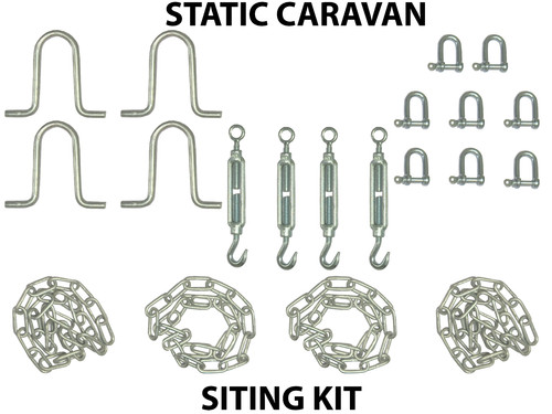 Static caravan siting chain - siting,