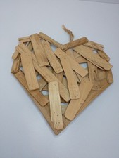 Garland heart shaped driftwood - heart,