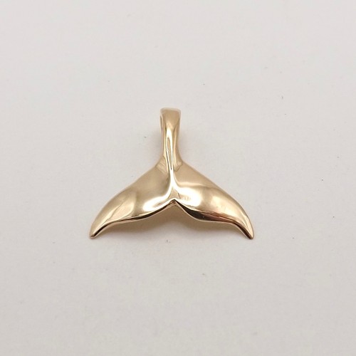 14k gold whale - gold,