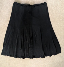 Jacques Vert  Black Formal Skirt with elasticated waistband - size large
