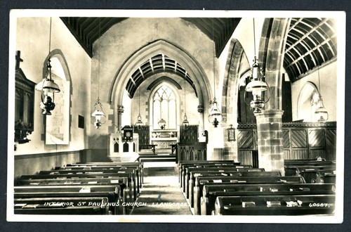Llangorse church interior - llangorse,