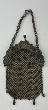 Antique german silver mesh - silver,