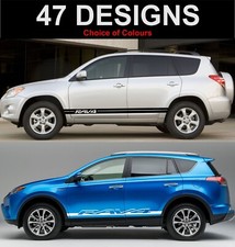 for toyota rav4 side stripes stickers decals toyota rav 4 stickers