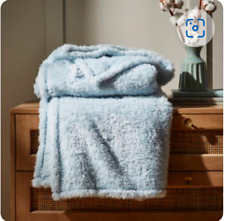 GENUINE TEDDY BEAR Soft Warm Fleece Blanket Thick ALL COLOURS  Sofa Bed Throw 