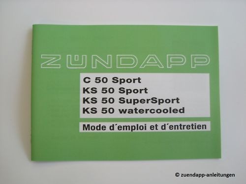 Zundapp mode emploi et - mode, d'emploi