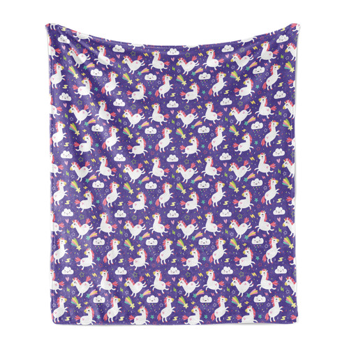 Unicorn soft flannel fleece - soft,