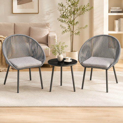 3pc garden lounge chair - chair, set