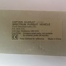 Captain Scarlet Diecast SPV Model Mail Away Packaging