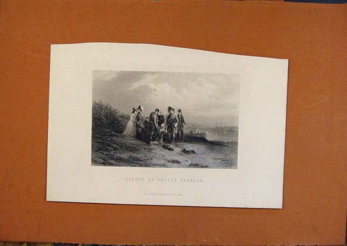 Original old antique - original, print