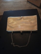 Vintage Gold Clutch w/optional