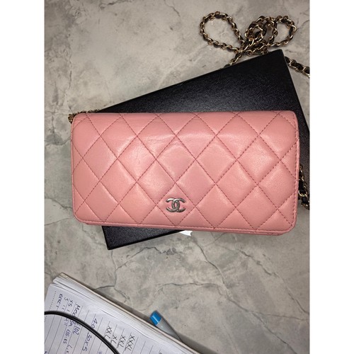 Chanel quilted wallet chain - chanel,